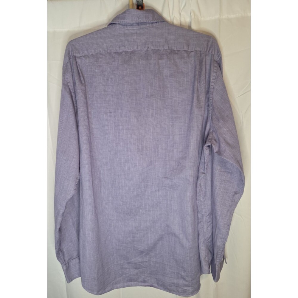 Polo Ralph Lauren Mens XL Purple Check Button Down Shirt Long Sleeve Cotton - Picture 7 of 7